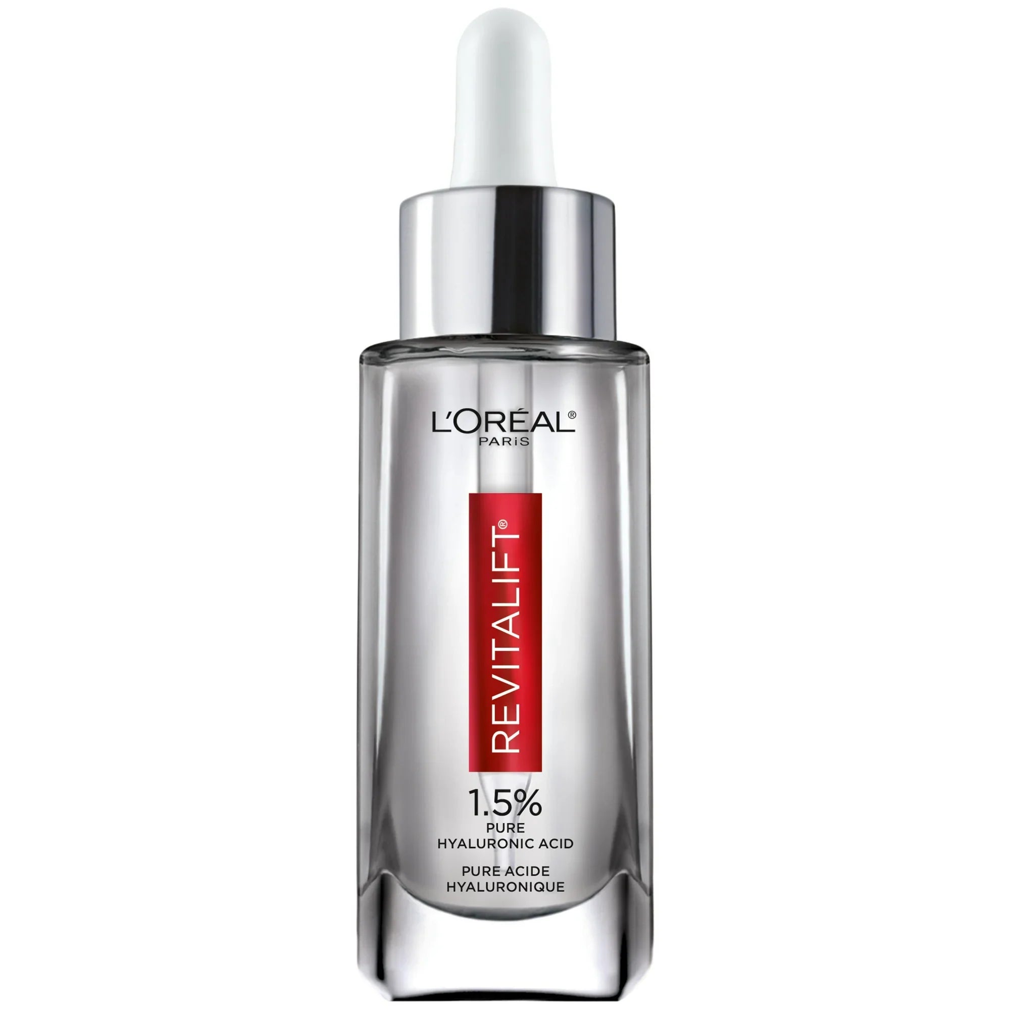 L'Oreal Paris Revitalift Derm Intensives Hyaluronic Acid Face Serum, Anti-Aging, 1.0 fl oz
